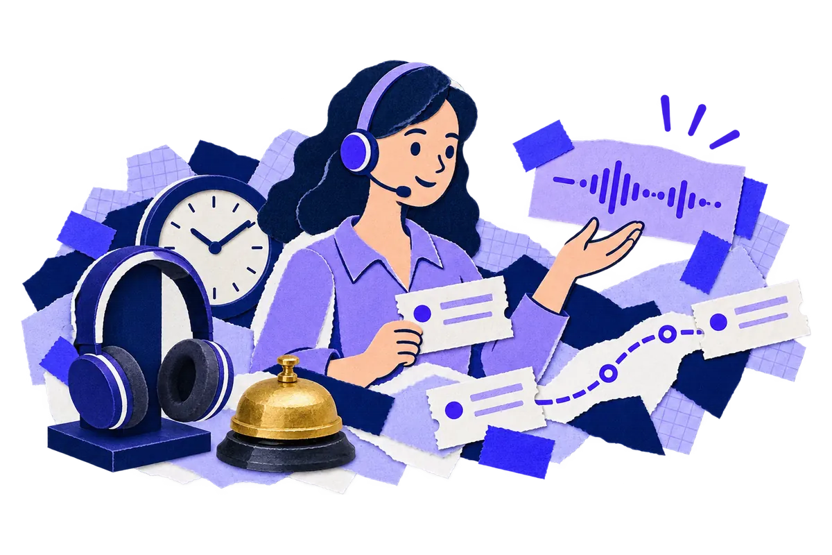 24/7 hosting support agent with a headset answering customer tickets and live chat
