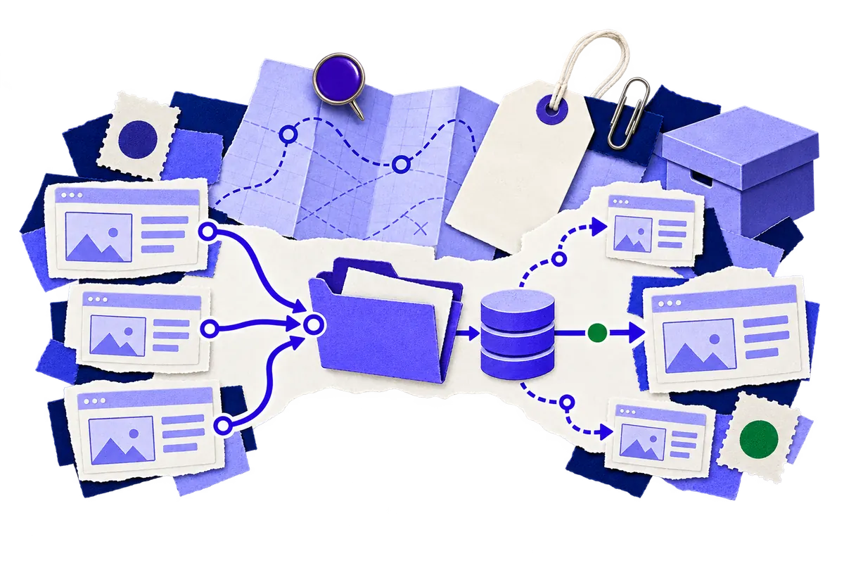 Free website migration collage: files and databases moved to a new server and checked